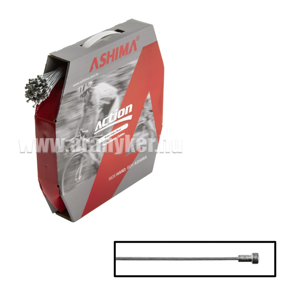 Image of Fékhuzal hátsó verseny ashima 1700mm action campagnolo road nem slick 100 db/box galvanizált