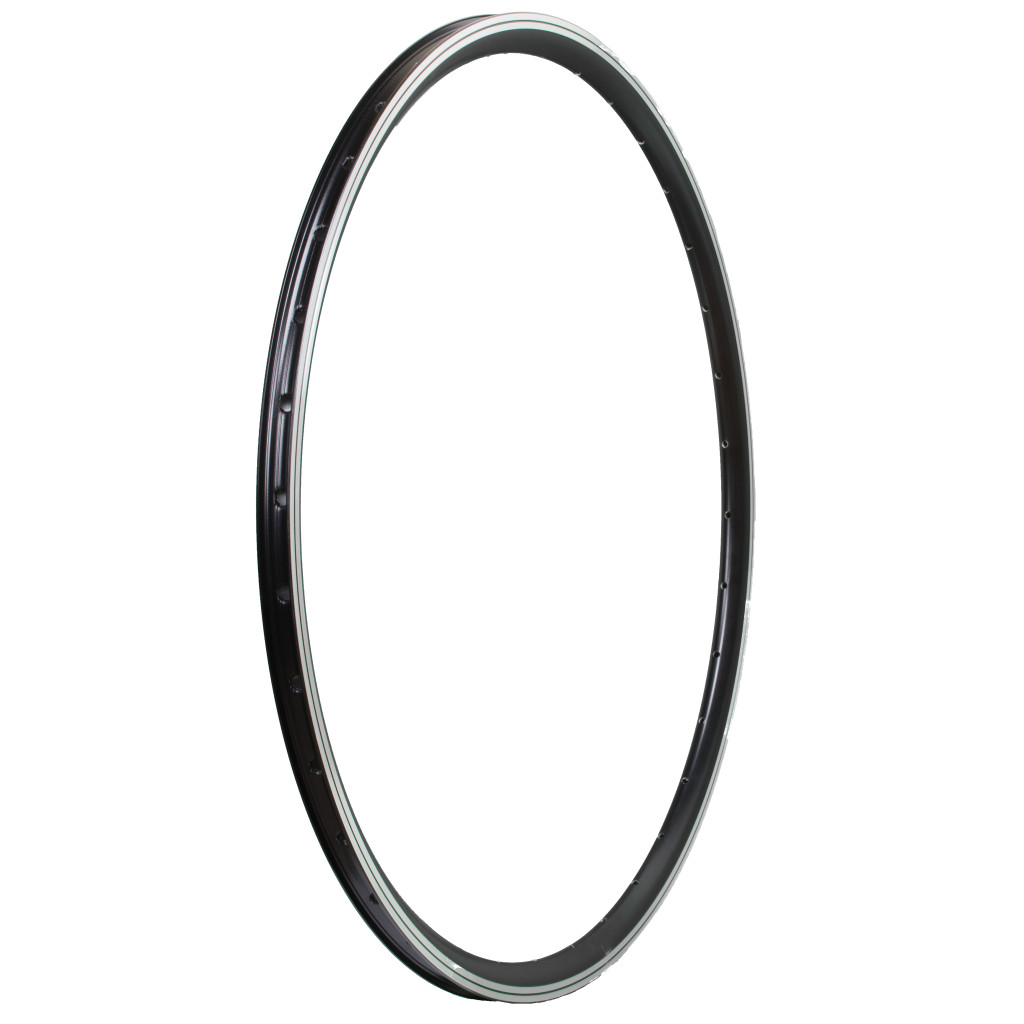Image of Abroncs 22-622 alu. dupafalú V-24 fekete, ovális profil