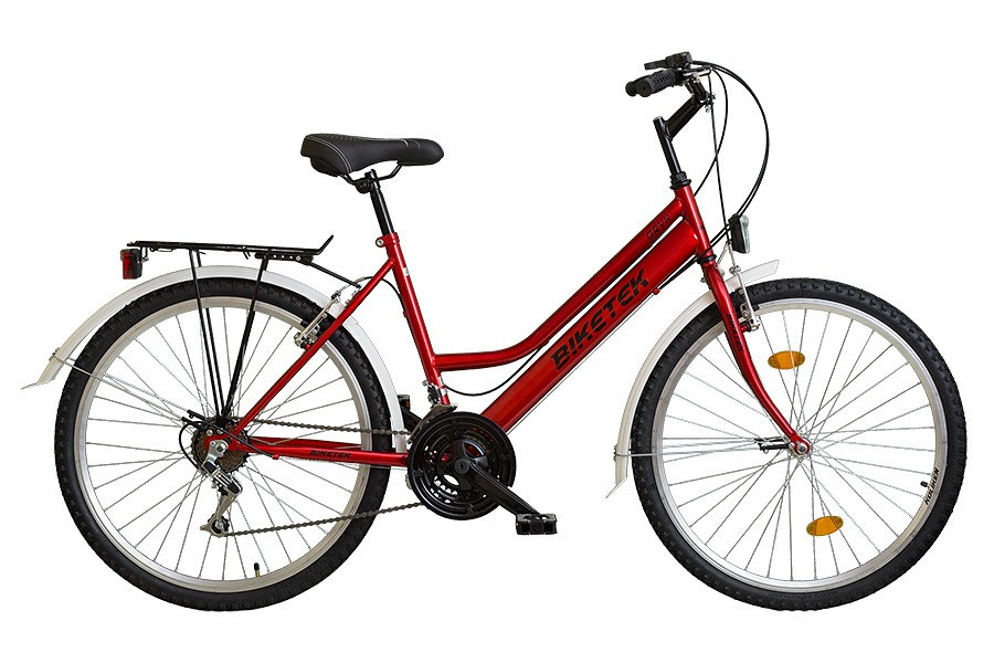 Koliken Biketek Oryx ATB női kerékpár - Bordó színben - 18 sebességes - Utolsó darab