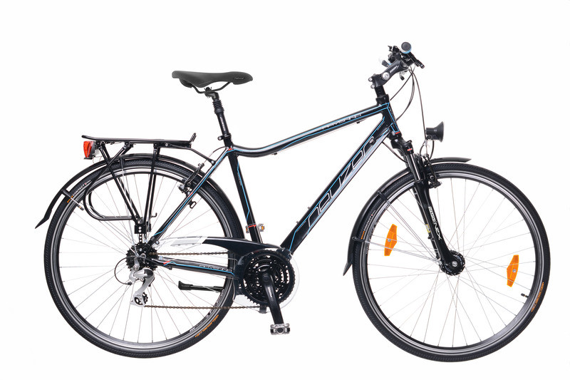 Ravenna Alivio - Férfi - Trekking 28" - ekete/ cián-piros - 19" Ravenna Alivio - Férfi - Trekking 28" - ekete/ cián-piros - 19"