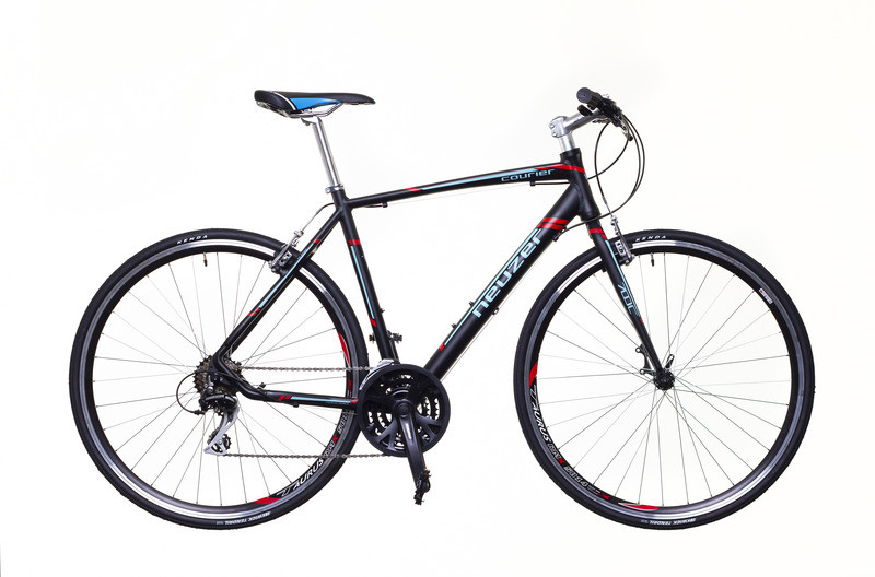 Neuzer Courier férfi fitness bicikli 46 cm vázzal - Fekete/türkiz-piros