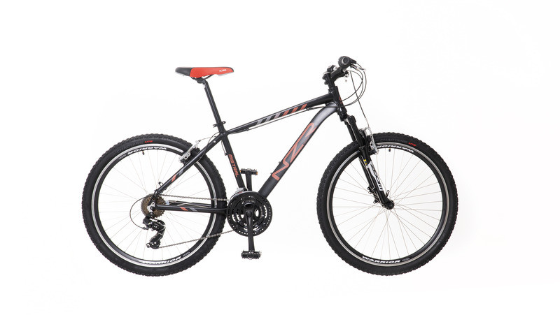 Image of Neuzer Mistral 30 - 26" férfi MTB kerékpár - férfi fekete/piros szürke 19"