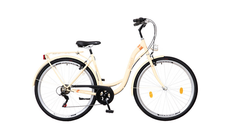 Neuzer Ravenna 6 PLUS - 6 sebességes városi női kerékpár - Krém/narancs