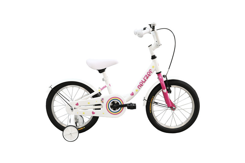 Neuzer BMX 16" lány gyerek kerékpár - Fehér-pink