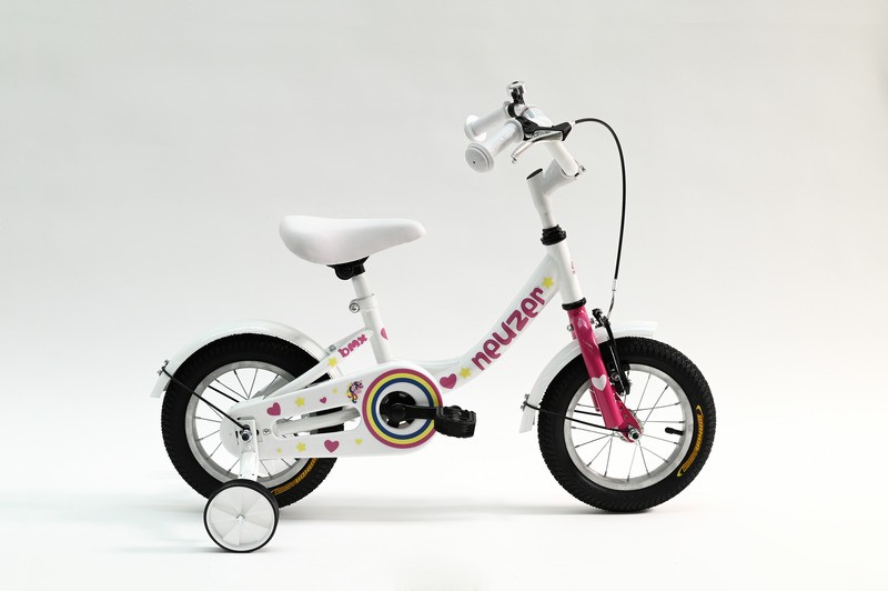Neuzer BMX 12" lány gyerek kerékpár - Fehér-pink