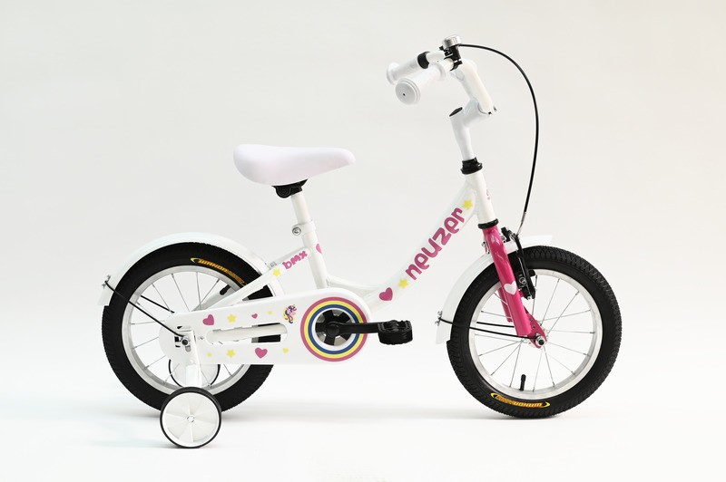Neuzer BMX 14" lány gyerek kerékpár - Fehér-pink