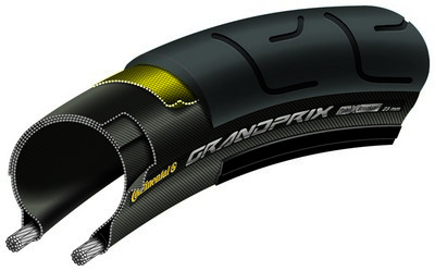 Continental országúti kerékpáros külső gumi 28-622 Grand Prix 700x28C fekete/fekete, Skin hajtogathatós
