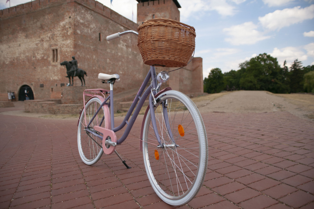 Egyedi Nora Shepherd városi kerékpár - Nőknek - 1sp/N3/N7 kivitelben - Gyöngylila - rózsaszín