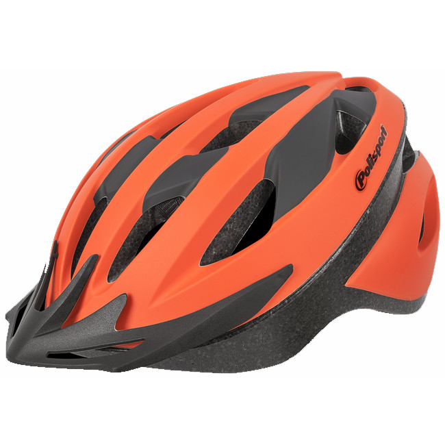 Image of Polisport kerékpáros sport sisak Sport Ride, neon narancs/fekete, M (54-58 cm)