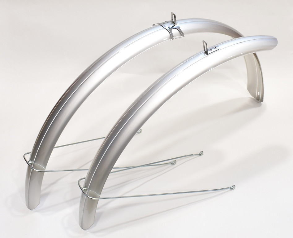 Sárvédő alu-plastic 26" 58mm. U.Pálca silver ecotech