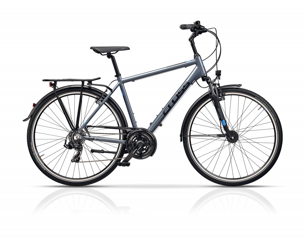 Cross Areal trekking férfi kerékpár | 52cm | 20,5" - Szürke